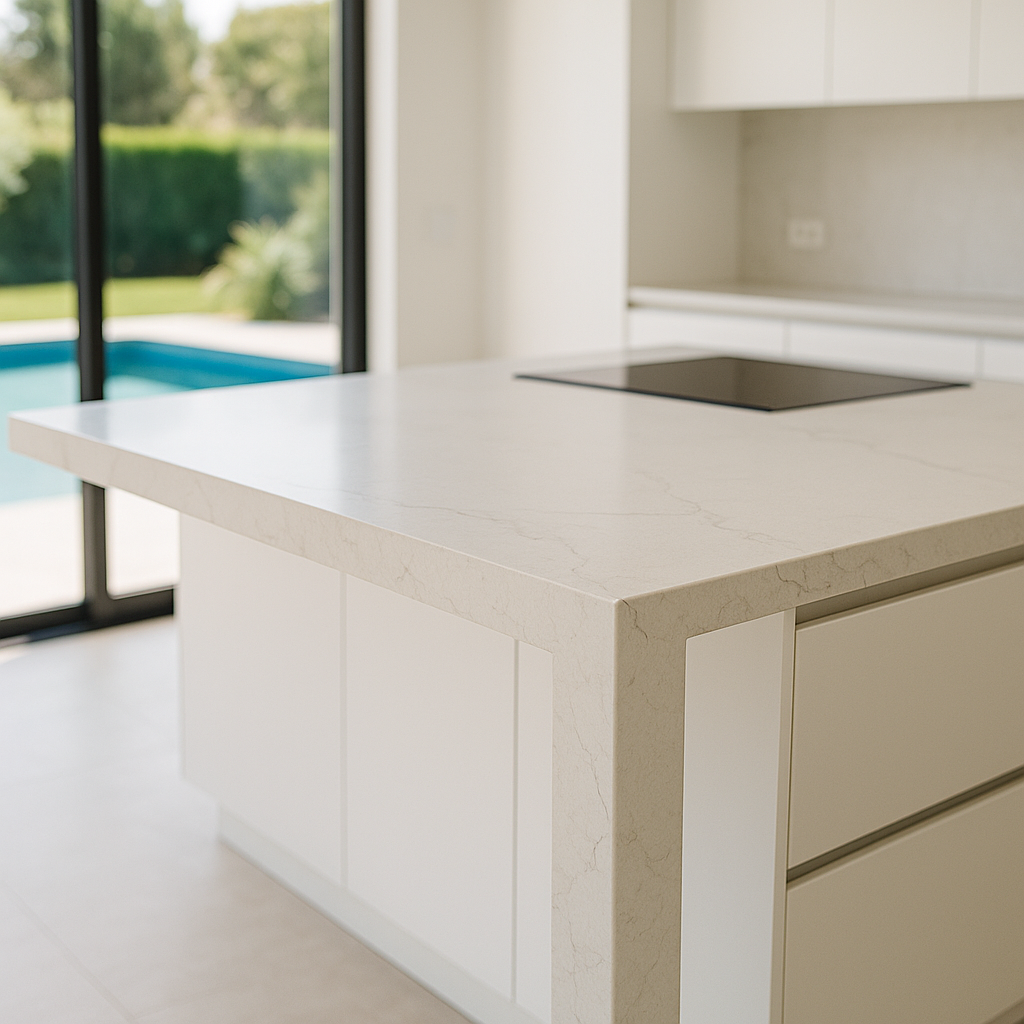 pose cuisine plan travail ilot blanc moderne.webp